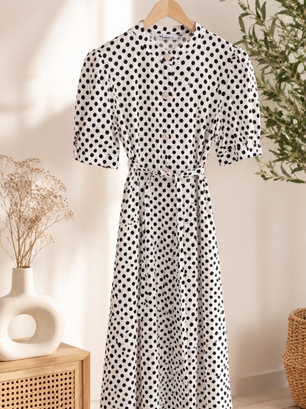 Linen maxi dress